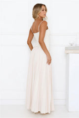 Antique Roses Lace Maxi Dress Cream